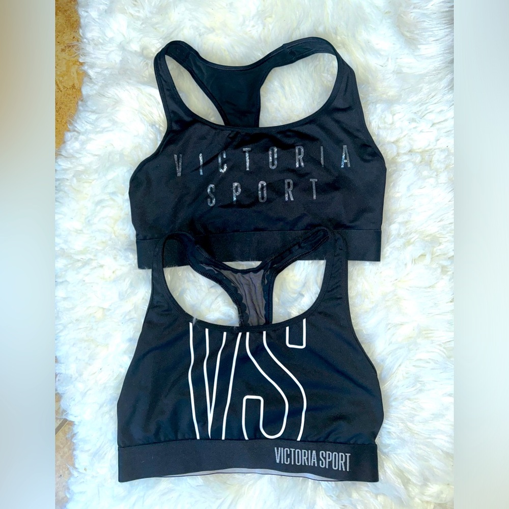 VICTORIAS SECRET BLACK SPORTS BRAS**
